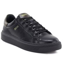 Skórzane  półbuty sportowe męskie sneakersy czarne Big Star UU174291