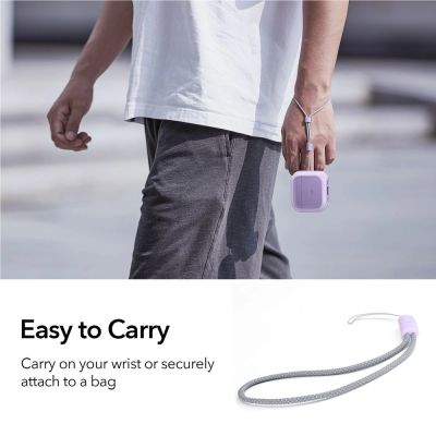 6. Etui ESR Orbit Halolock MagSafe na Apple AirPods 4 - fioletowe