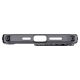 12. Etui Spigen Ultra Hybrid Mag z MagSafe na iPhone 15 Pro - ciemnoszare (wzór Zero One)
