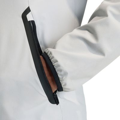 5. Kurtka męska adidas Tiro 26 Travel Windbreaker jasnoszara KD3336