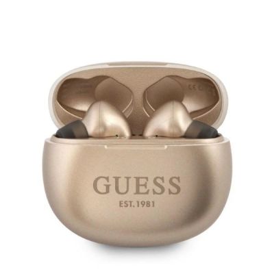 2. Guess słuchawki Bluetooth GUTWS1CGO TWS + stacja dokująca złoty/gold