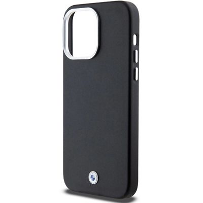 6. Etui BMW Signature Wrapped Metal MagSafe na iPhone 15 Pro Max - czarne