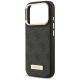 6. Etui Guess 4G Logo Plate MagSafe na iPhone 17 Pro -czarne