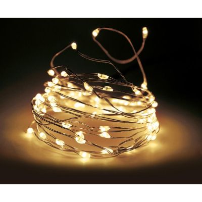7. LAMPKI DRUCIKI GIRLANDA 240 LED CIEPŁY BIAŁY