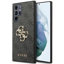 Etui Guess 4G Big Metal Logo na Samsung Galaxy S24 Ultra - czarne