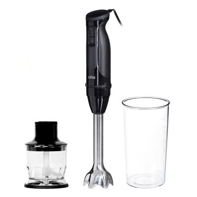 10. Braun MultiQuick 3 MQ30201M 0,6 l Blender immersyjny 900 W Czarny, Stal satynowa