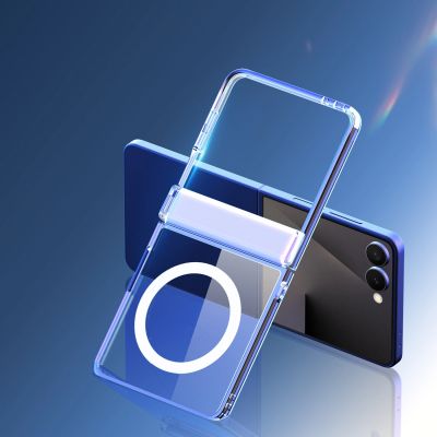 12. Etui Dux Ducis Clin Mag MagSafe na Samsung Galaxy Z Flip 8 - przezroczyste