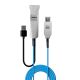 2. Lindy 43345 kabel USB USB 3.2 Gen 1 (3.1 Gen 1) 30 m USB A 2 x USB A Niebieski, Srebrny