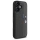 4. Etui BMW M Perforated Tricolor Detail Line na iPhone 16 - ciemnoszare
