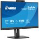 7. Monitor iiyama XUB2790QSUH-B2 27" IPS-panel 2560x1440 100Hz Windows Hello Kamera 5MP Auto Focus 15cm regulacja wysokości stojaka 4ms 250