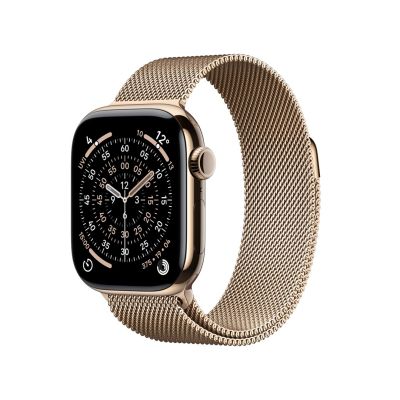 Apple Watch Series 11 OLED 42 mm Cyfrowy 374 x 446 px Ekran dotykowy 5G Tytan Wi-Fi GPS