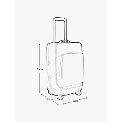 7. Walizka EVOC 4-Wheel Trolley 100 violet/black