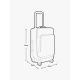 7. Walizka EVOC 4-Wheel Trolley 100 violet/black