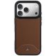 3. Etui Mercedes Leather Wood Effect and Curve MagSafe na iPhone 17 Pro - brązowe