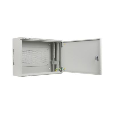 7. Szafa instalacyjna Lanberg rack wisząca 19" 4U+3U 540x200 niskoprofilowa szara (złożona)
