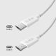 10. Kabel SBS TECABLETISSUETCCG USB-C - USB-C 1,5m 60W w oplocie - szary