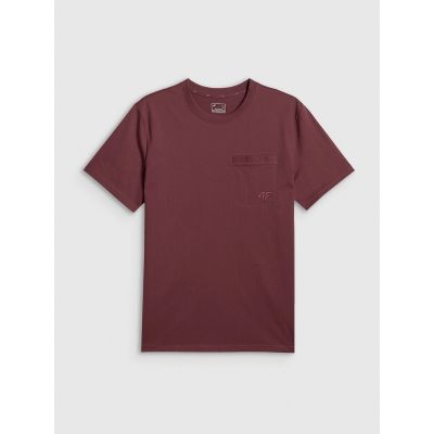 7. T-shirt regular gładki męski 4F 4FRSS26TTSHM3637-60S