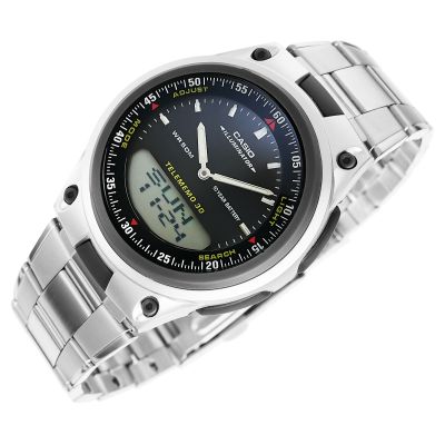 5. Zegarek Męski CASIO DUAL AW-80D-1AVDF + BOX