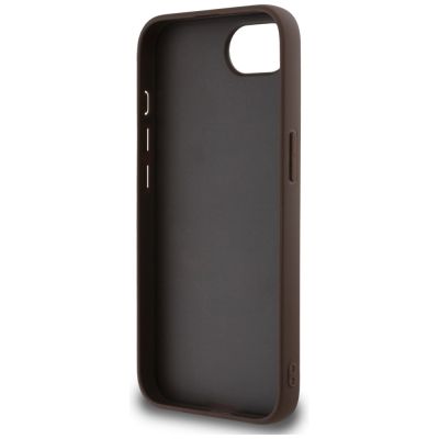 7. Etui Guess 4G Big Logo na iPhone 16e - brązowe
