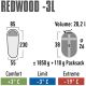 8. Śpwiór High Peak Redwood 3 L 23092