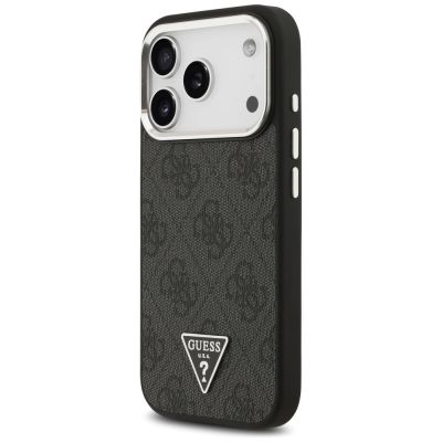 2. Etui Guess 4G Triangle Logo MagSafe na iPhone 17 Pro - czarne