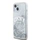 2. Etui DKNY Liquid Glitter Big Logo na iPhone 15 / 14 / 13 - białe