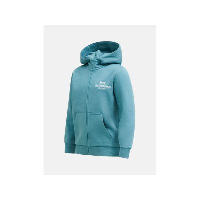 2. Bluza PEAK PERFORMANCE Original Zip Hood Junior niebieski