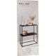 4. REGAŁ STOLIK NA KWIATY KWIETNIK 2 POZIOMY 70X31X85 MDF METAL