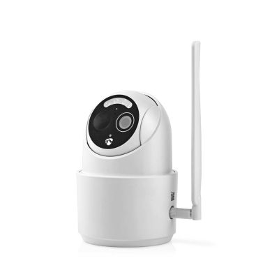 6. Kamera zewnętrzna Nedis Smartlife 4G, IP65 czujnik ruchu, night vision, biały
