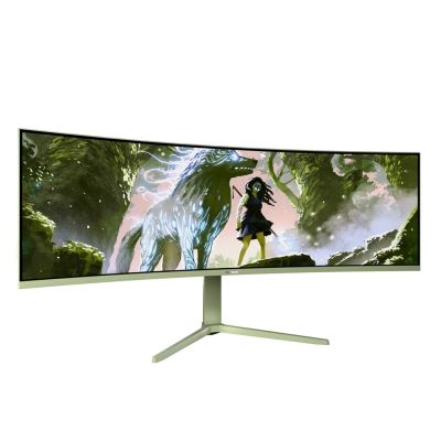 3. Arozzi Nova 49” Curved monitor komputerowy 124,5 cm (49") 5120 x 1440 px Dual QHD LED Zielony
