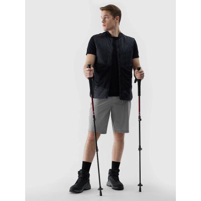 3. Kamizelka męska do biegania w terenie z wypełnieniem primaloft black eco 4F