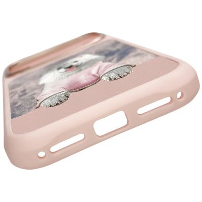 5. Etui Nimmy Gentle Pets Series Dog MagSafe na iPhone 17 Pro - różowe