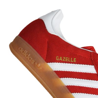 8. Buty damskie sportowe Adidas Gazelle Indoor W Czerwone - JI2063