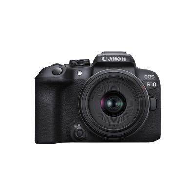 Canon EOS R10 + RF-S 18-45mm F4.5-6.3 IS STM Bezlusterkowiec 24,2 MP CMOS 6000 x 4000 px Czarny