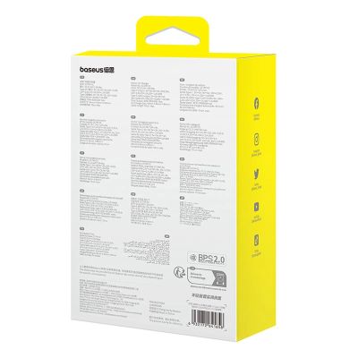 6. Ładowarka samochodowa Baseus Enjoyment Pro USB-C (żeńskie) / USB-C (męskie) 60W - czarna