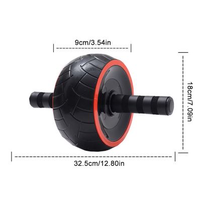 4. Kółko do ćwiczeń Wozinsky WKDC-17 do mięśni brzucha ab wheel z matą - czarne