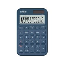 CASIO Kalkulator MS-20YC-NY Zasilanie bateryjno-słoneczne, Kolor Niebieski