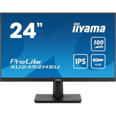 2. iiyama ProLite monitor komputerowy 60,5 cm (23.8") 1920 x 1080 px Full HD LED Czarny