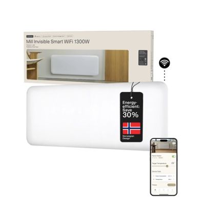 3. Mill 416697 grzejnik Wewnętrzna Biały 1300 W Elektryczny grzejnik konwektorowy