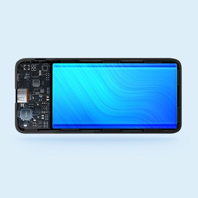 10. Powerbank Baseus Airpow Fast Charge 20W 30000mAh z kablem USB-C - USB-C 30cm - czarny