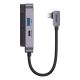 3. Uniwersalny HUB USB do tabletu / smartfona 6w1 USB-C Baseus PadJoy - ciemnoszary