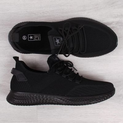 3. Buty sportowe tekstylne NEWS M EVE266A czarne 