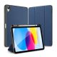 Dux Ducis Domo etui iPad 10.9” 2022 / iPad 11” 2025 pokrowiec smart cover podstawka niebieskie