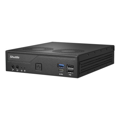 3. Shuttle XP? slim DH610V2 komputer typu barebone Wielkość PC 1.35L Czarny Intel H610 LGA 1700