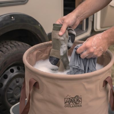 3. OFFLANDER SKŁADANY KOSZ KEMPINGOWY 10 L