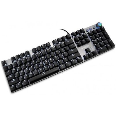 31. Klawiatura mechaniczna IBOX AURORA K-4 RGB IKGMK4 (USB; (US); kolor czarny)