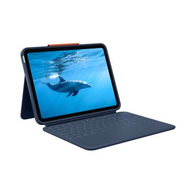 9. Logitech 920-011191 klawiatura do urządzeń mobilnych Smart Connector Niebieski
