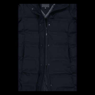 7. Płaszcz na zimę z kapturem damski CMP kurtka ocieplana wodoodporna czarna (34K0096/N950)