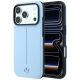 Etui Mercedes Leather Semi Wrap Iconic Line MagSafe do iPhone 18 Pro Max / 17 Pro Max - niebieske