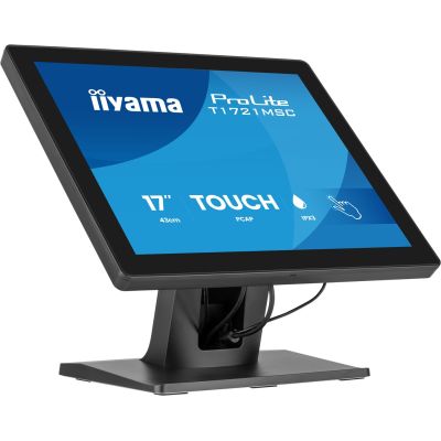 4. iiyama ProLite T1721MSC-B3 monitor komputerowy 43,2 cm (17") 1280 x 1024 px SXGA Ekran dotykowy Blad Czarny